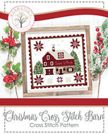 Christmas Cross Stitch Barn by Anabella's