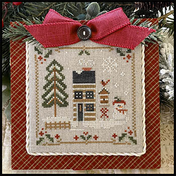 Log Cabin Christmas Chart No 7 - Log Cabin Mrs. Snow by Little House Needleworks