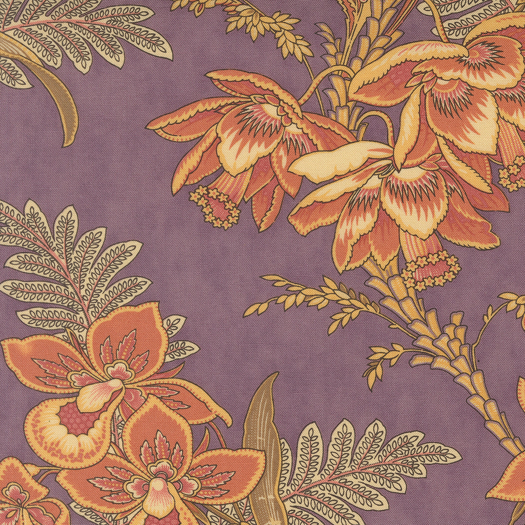 Wild Orchid Natural Florals Moth by Blackbird Designs