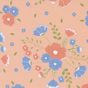 Peachy Keen - Florals Bubble Gum by Corey Yoder