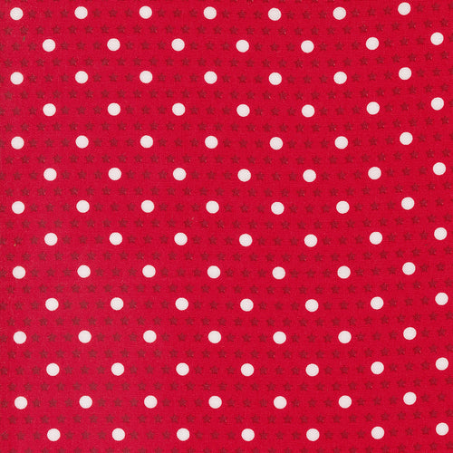 Starberry - Polka Star Dots Red by Corey Yoder