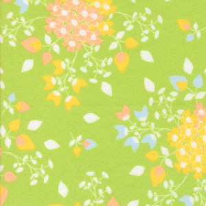 Sherbet Sunshine Flannels Sunshine Bouquets Leaf by Corey Yoder