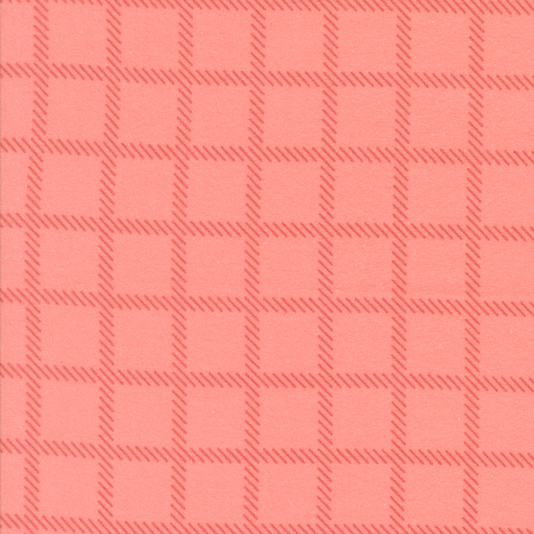 Sherbet Sunshine Flannels Cross Check Flamingo by Corey Yoder