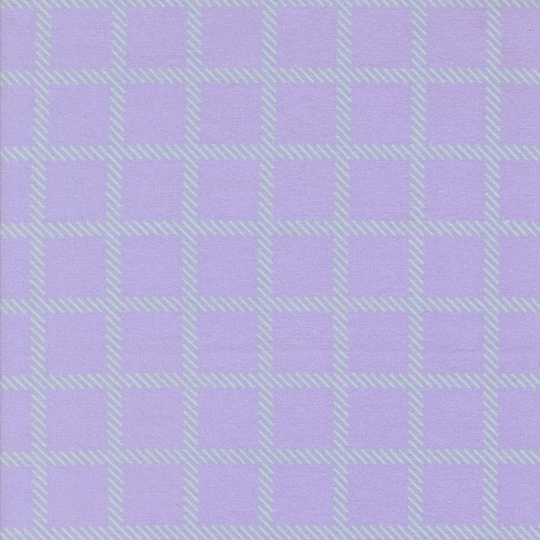 Sherbet Sunshine Flannels Cross Check Lavender by Corey Yoder