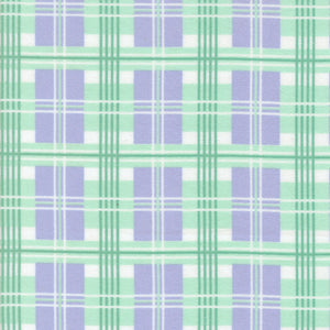 Sherbet Sunshine Flannels Plaid Lavender by Corey Yoder