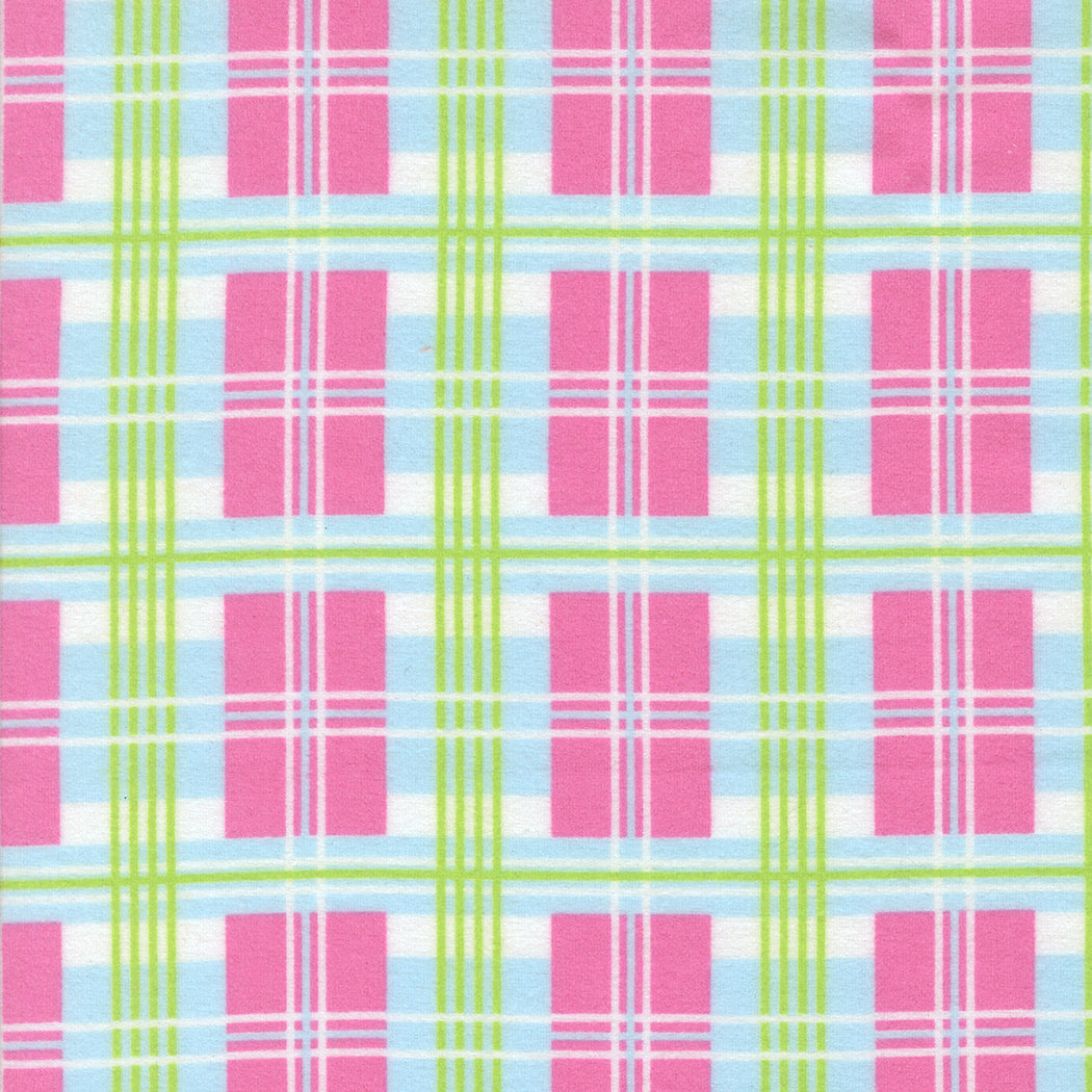 Sherbet Sunshine Flannels Plaid Petal Pin by Corey Yoder