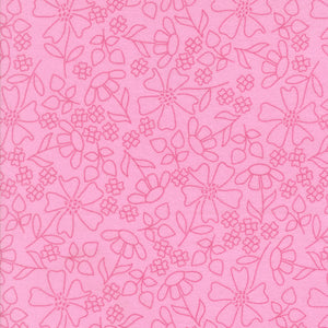 Sherbet Sunshine Flannels Sketch Florals Petunia by Corey Yoder
