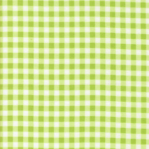 Sherbet Sunshine Flannels Gingham Leaf by Corey Yoder