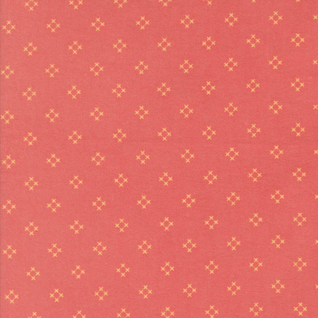 Sherbet Sunshine Flannels Diamonds Strawberry by Corey Yoder