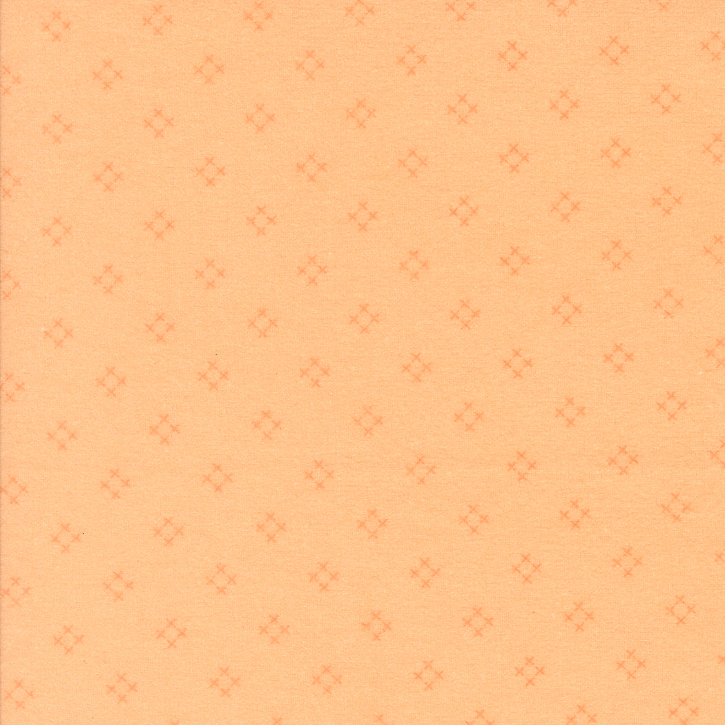 Sherbet Sunshine Flannels Diamonds Cantelope by Corey Yoder