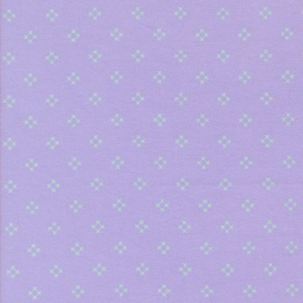 Sherbet Sunshine Flannels Diamonds Wisteria by Corey Yoder