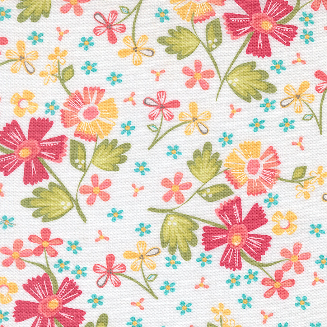 COMING SOON - In The Garden Flowers Off White by Corey Yoder