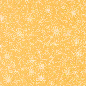 COMING SOON - In The Garden Sketch Florals Goldenrod by Corey Yoder