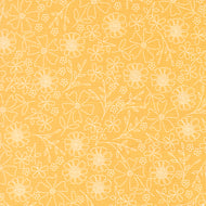 In The Garden Sketch Florals Goldenrod by Corey Yoder