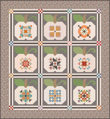 Autumn Quilt Seeds Finishing Kit without Backing by Lori Holt