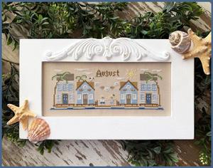 Monthly Mini Village - August Mini Village by Country Cottage Needleworks