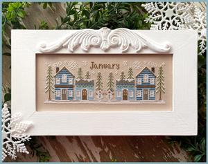 RESERVATION - Monthly Mini Village Stitch Along by Country Cottage Needleworks