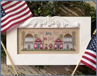 Monthly Mini Village - July Mini Village by Country Cottage Needleworks