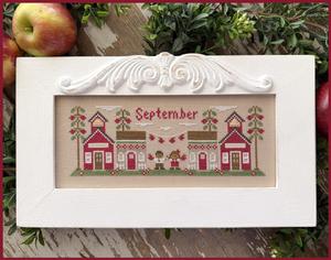 Monthly Mini Village - September Mini Village by Country Cottage Needleworks