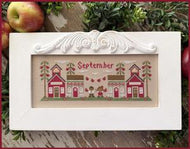 Monthly Mini Village - September Mini Village by Country Cottage Needleworks