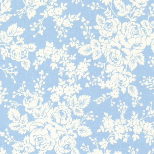 Blueberry Delight - Florals Sky by Bunny Hill Designs