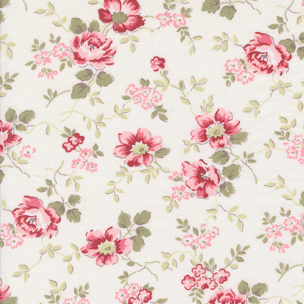 A Very Sweet Christmas Roses Snow by Bunny Hill Designs