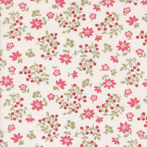 A Very Sweet Christmas Vintage Berries Snow by Bunny Hill Designs