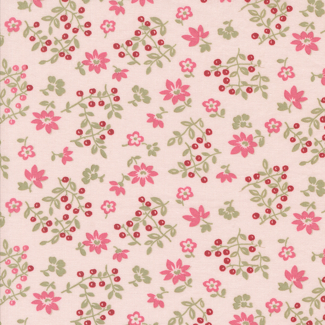A Very Sweet Christmas Vintage Berries Blush by Bunny Hill Designs