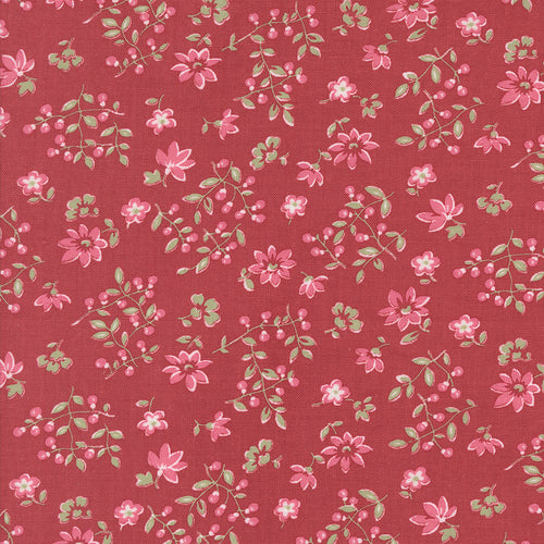 A Very Sweet Christmas Vintage Berries Poinsettia by Bunny Hill Designs