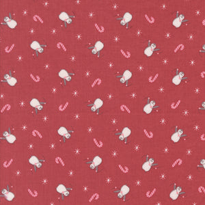 A Very Sweet Christmas Penguin Party Poinsettia by Bunny Hill Designs