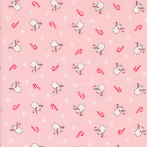 A Very Sweet Christmas Penguin Party Pink by Bunny Hill Designs