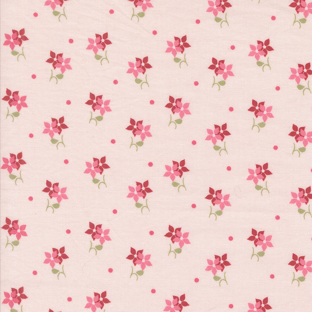 A Very Sweet Christmas Poinsettias Blush by Bunny Hill Designs