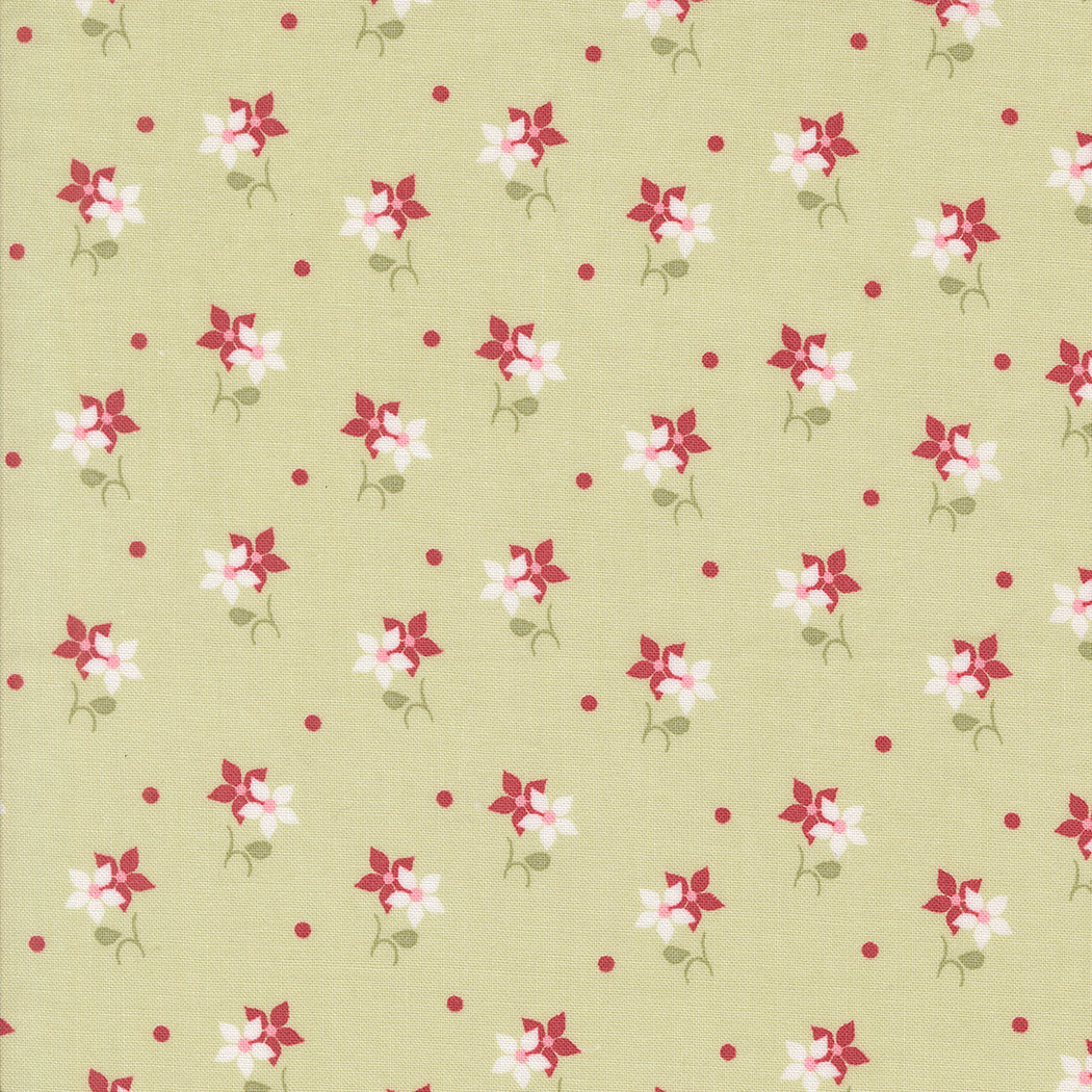 A Very Sweet Christmas Poinsettias Leaf by Bunny Hill Designs
