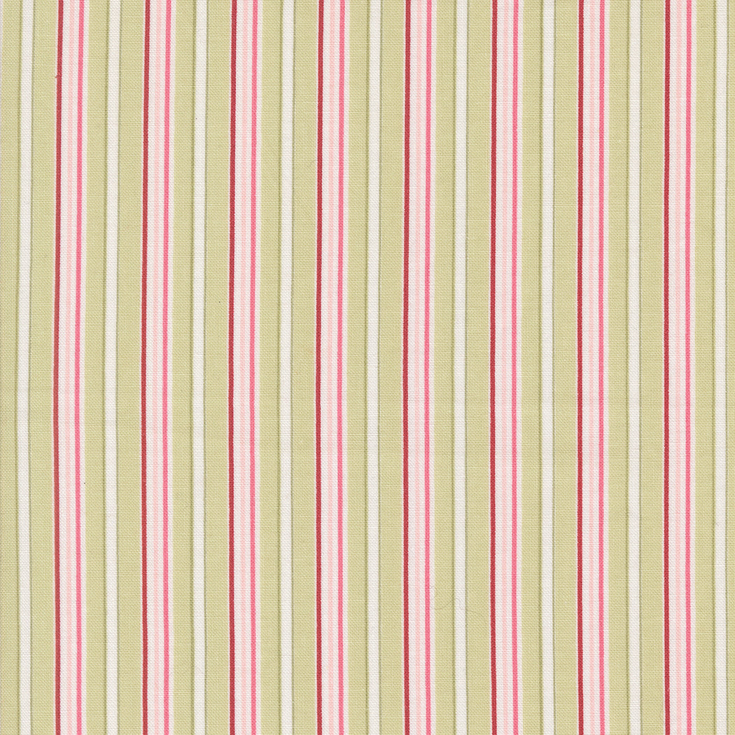 A Very Sweet Christmas Stripes Leaf by Bunny Hill Designs