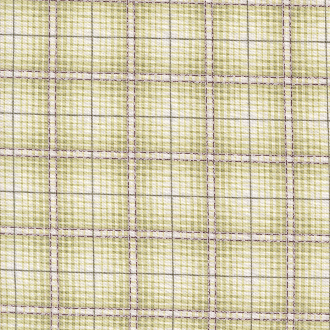 A Very Sweet Christmas Plaid Leaf by Bunny Hill Designs