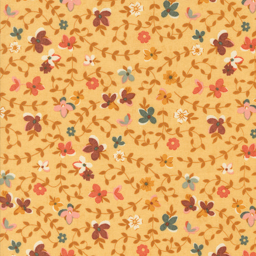 Acorn Hollow Gather Florals Maize by BasicGrey