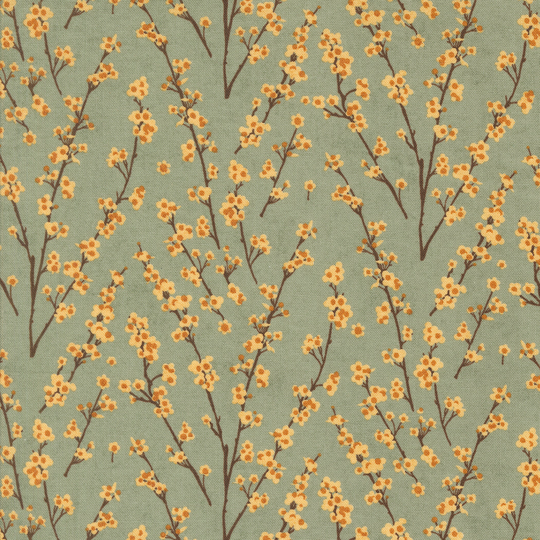 Acorn Hollow Twiggy Florals Sage by BasicGrey