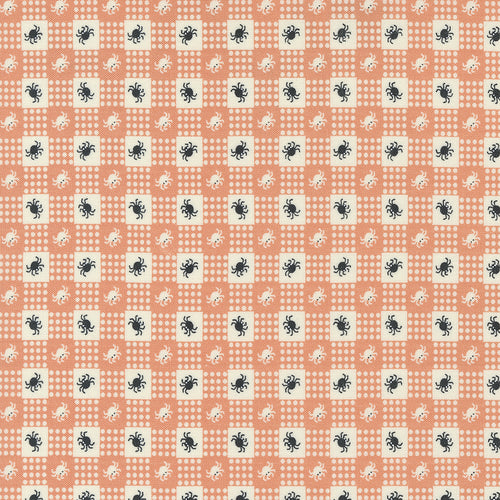 Owl-o-Ween - Spider Gingham Pumpkin by Urban Chiks