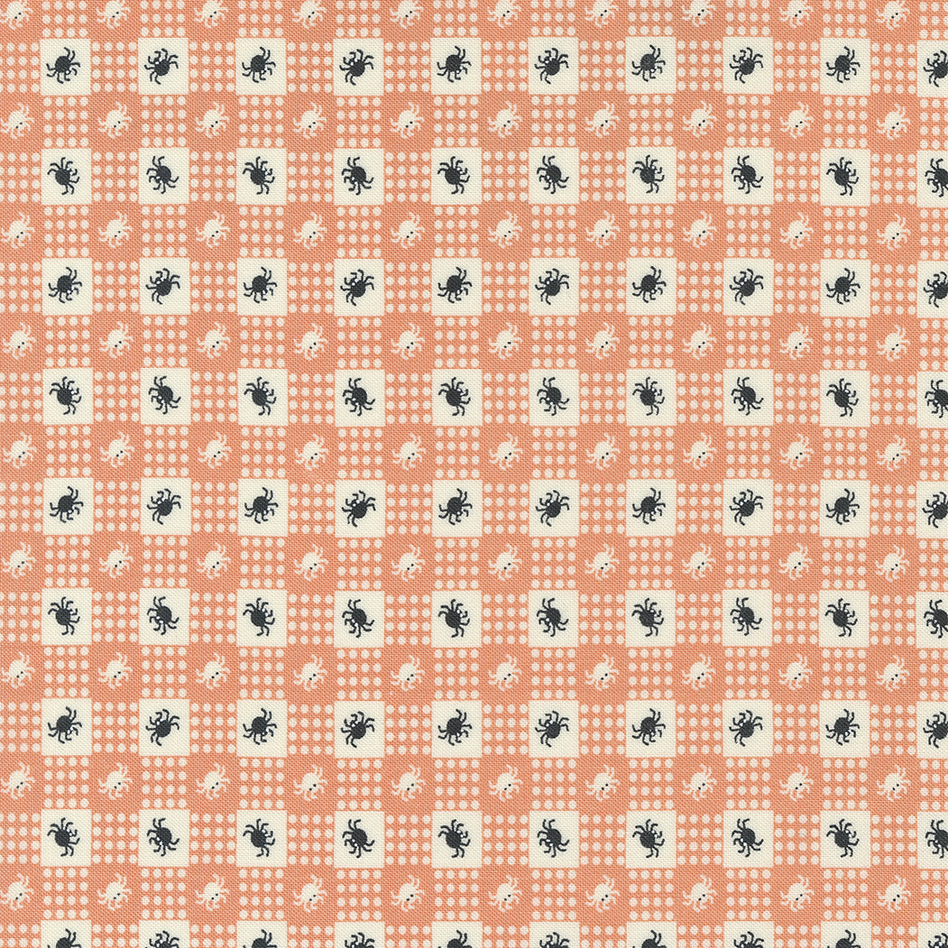 Owl-o-Ween - Spider Gingham Pumpkin by Urban Chiks
