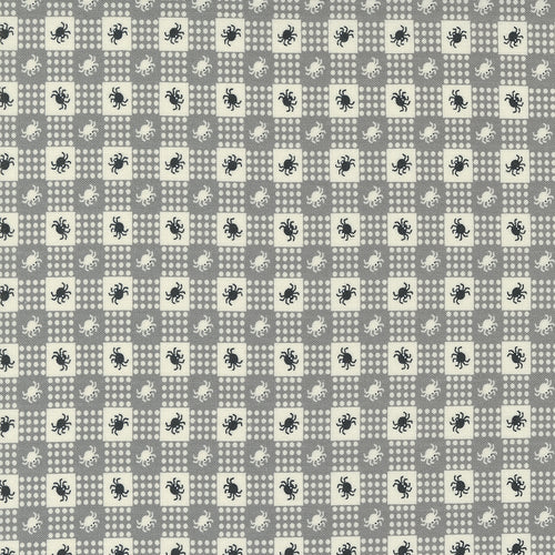 Owl-o-Ween - Spider Gingham Fog by Urban Chiks