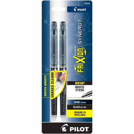 Frixion 2 Pack Ball Point Pens - Black by Pilot Pen Corp