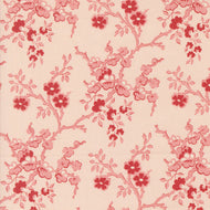 Sally's Stitches 1840-1860 Flowering Quince Sweet Pink by Betsy Chutchian