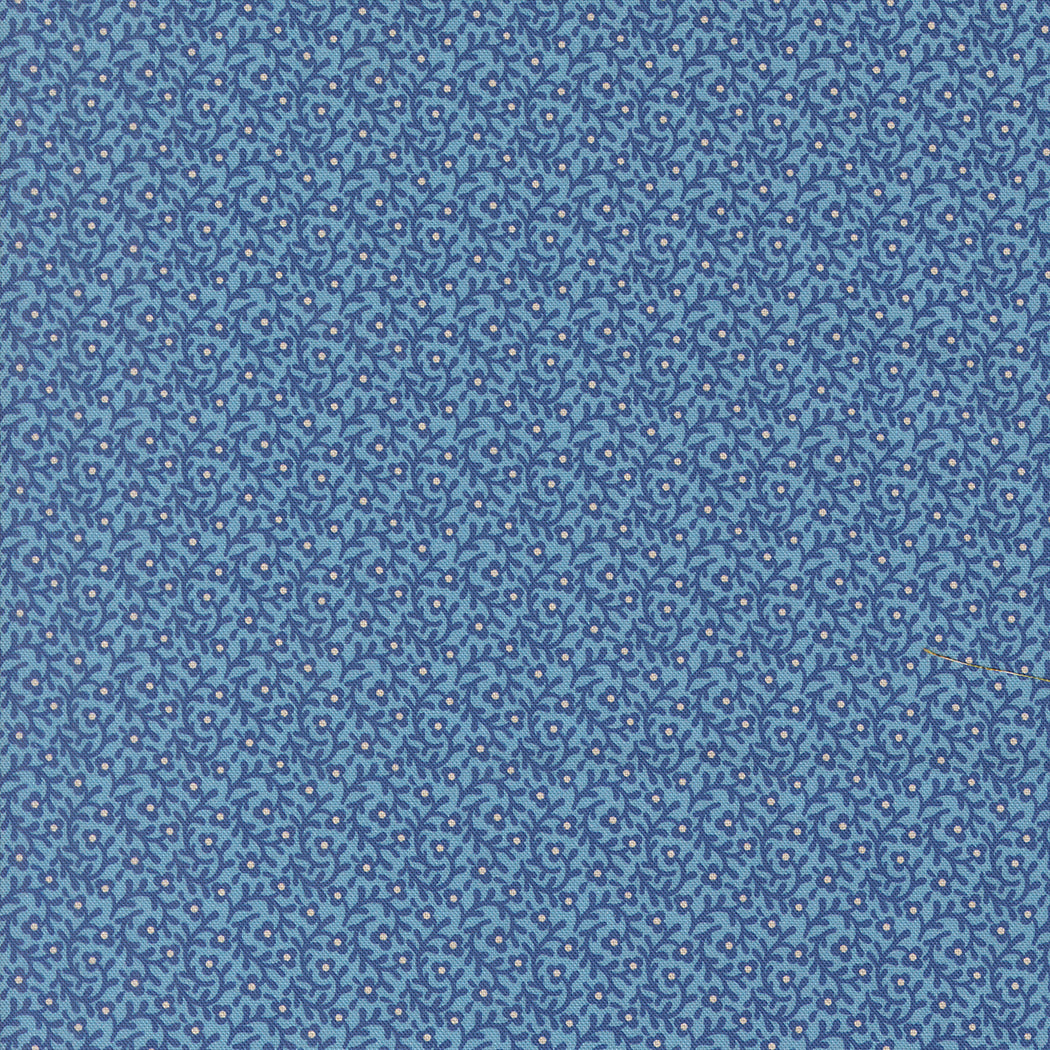 Sally's Stitches 1840-1860 Creeping Thyme Prussian Blue by Betsy Chutchian