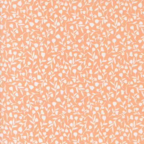 Flower Girl - Meadow Small Florals Peachy by Heather Briggs