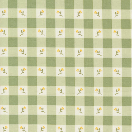 Flower Girl - Picnic Checks and Flower Plaids Prairie by Heather Briggs
