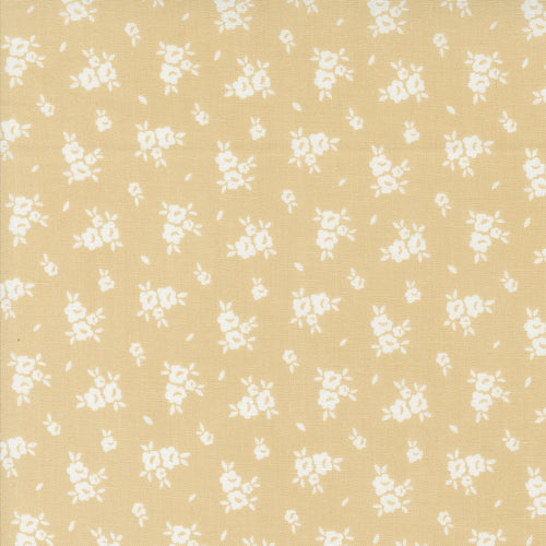 Flower Girl - Blooms Small Floral Wheat by Heather Briggs