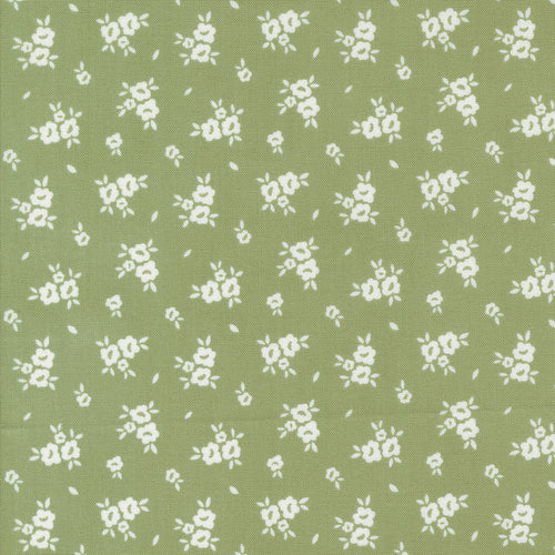Flower Girl - Blooms Small Floral Circa Celadon by Heather Briggs