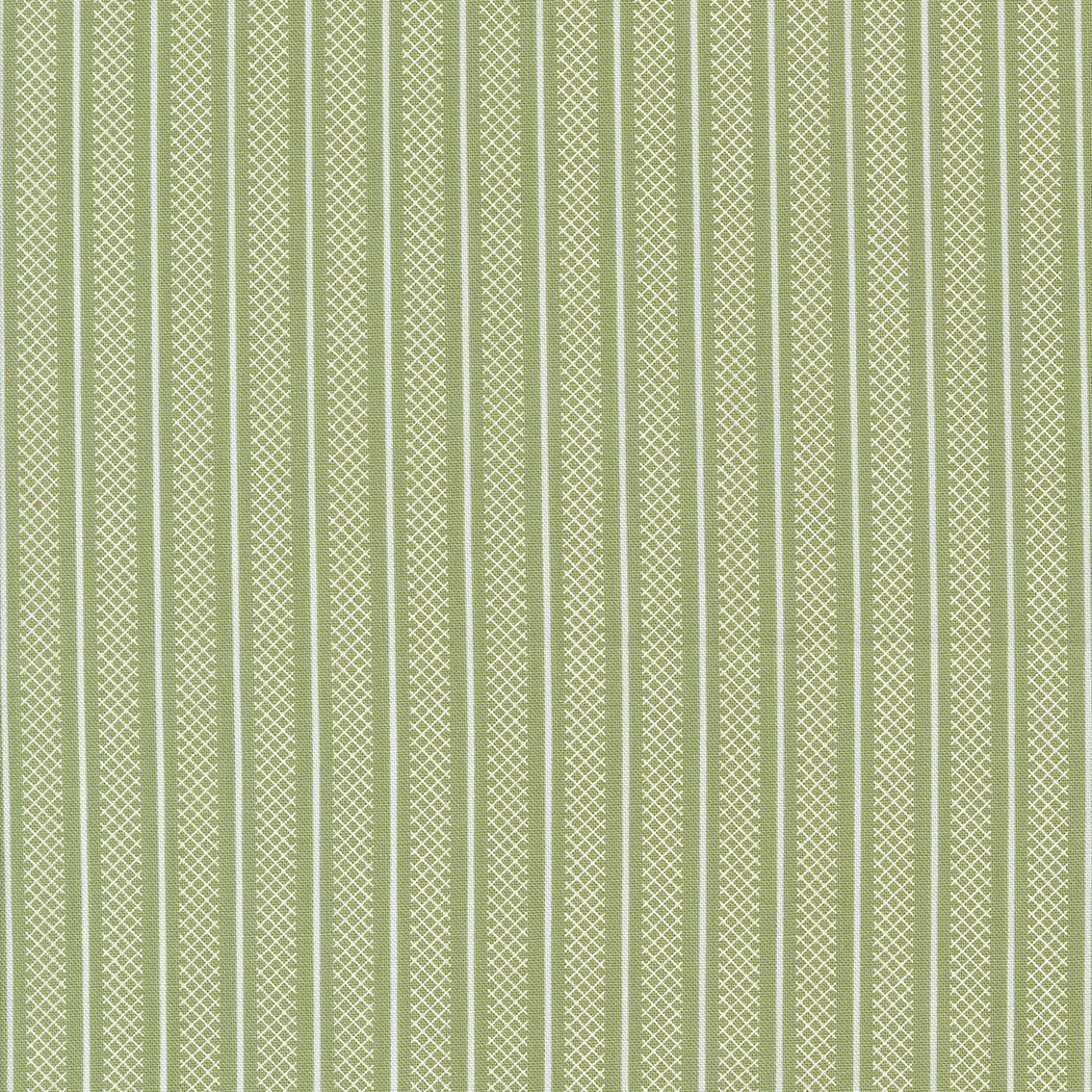 Flower Girl - Hatched Stripes Prairie by Heather Briggs
