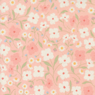 Cottage Charm - Wallpaper Florals Koral Kicks by Heather Briggs of My Sew Quilty Life