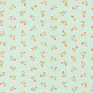 Sunbonnet Tossed Petals Pale Blue by Heather Briggs